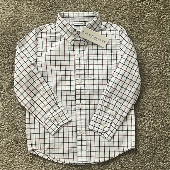 NWT Janie & Jack 2T Button Down - Picture 1 of 4